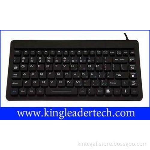 Rugged super slim IP68 waterproof silicone keyboard with fu